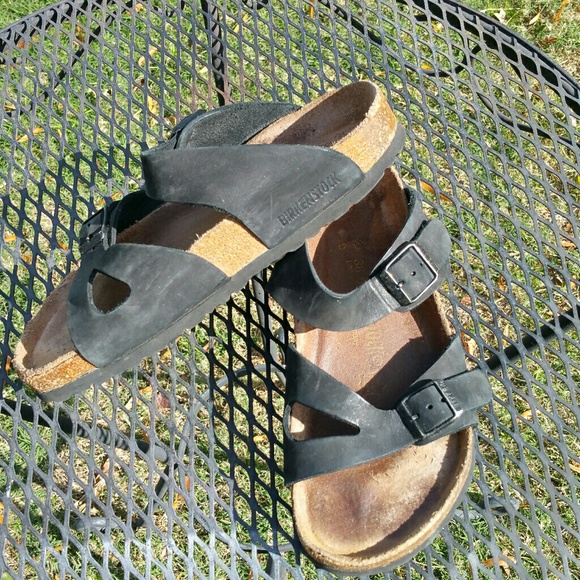 genuine leather birkenstocks